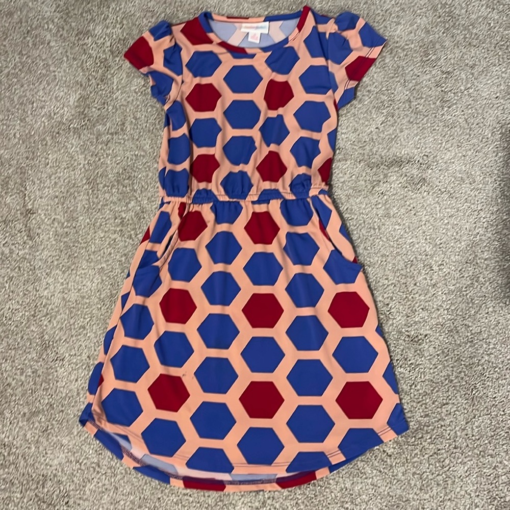 Girls Lula Roe dress with Print